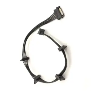 SATA Power Splitter Cable 15-pin Male to 5 Female 10 S0f81456ff58547f782847e79ae240e9eq