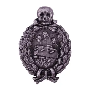 German Imperial Panzer Tank Retro Medal Badge