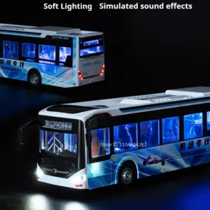 Diecast Electric Airport Bus Model 1:42 Scale 13 S0ff30f2c18ef4b288454b649261c25153