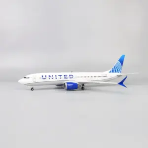 United Airlines Boeing 737 MAX Model - 47cm 8 S0ff909b81fb6460b8e68c553248c1526j