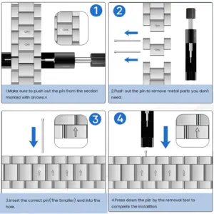 Stainless Steel Watch Band for Samsung Galaxy Watch 8 15 S1001e9a4164c4a3eaa94afecd629ac51o