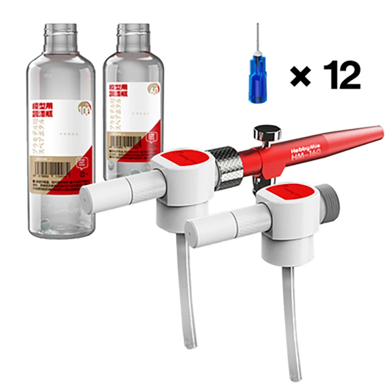 Red Modular Spray Pen for Fine Art and Modeling 3 Red Modular Spray Pen for Fine Art and Modeling - Image 3