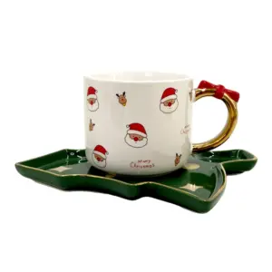 Festive Christmas Tree Ceramic Coffee Set 12 S102c4cba35a14a1daa3939a9e1430e93O