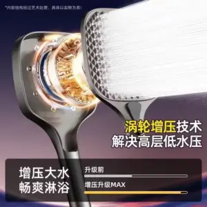 High-Pressure Square Rainfall Shower Head 14 S10537b3773da4900b292eb970fb9a4c7L 1