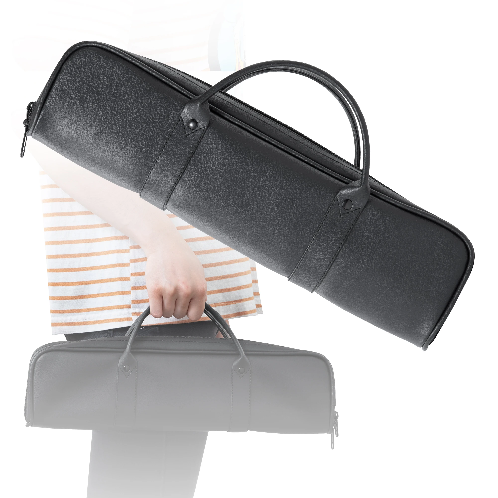 Black Flute Case for 16-17 Hole Flutes 7 Black Flute Case for 16-17 Hole Flutes - Image 7