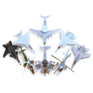 Military Aircraft Model Set 8PCS 1:150 Scale 15 S10780b660e43457fb8e433af843cf69aO