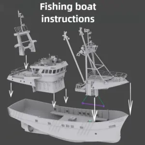 Maritime Trawler Model Kit 1/200 & 1/350 11 S107e00795de844988ca3f7542e6ec271I