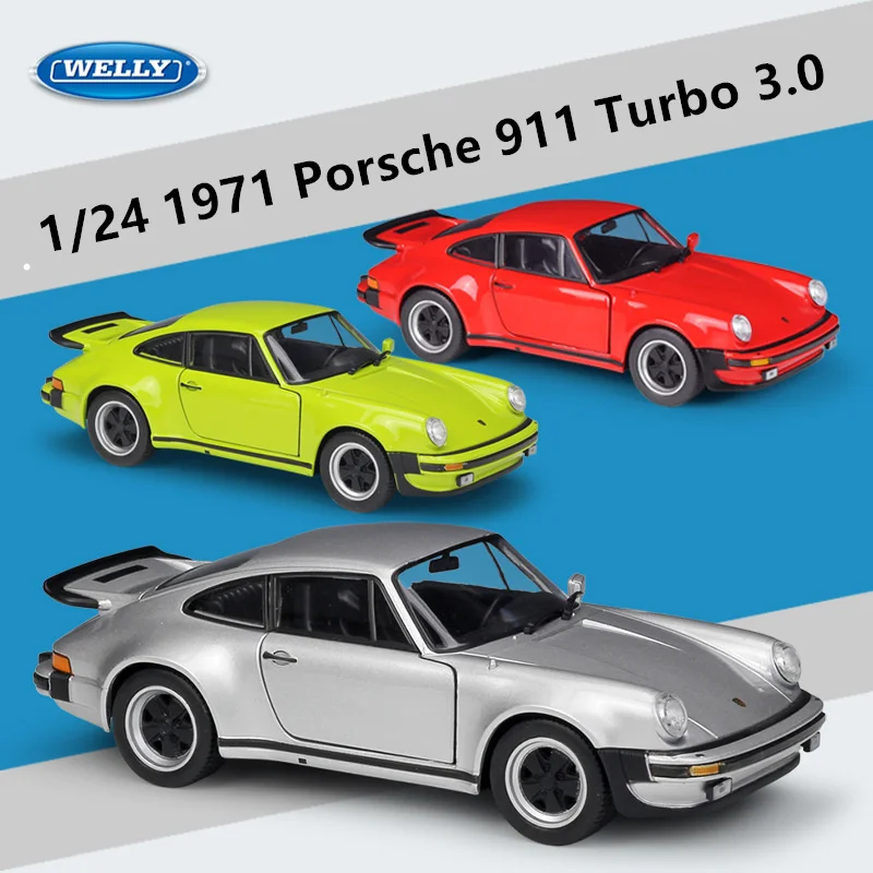 1971 Porsche 911 Turbo 1:24 Diecast Model 3 1971 Porsche 911 Turbo 1:24 Diecast Model - Image 3