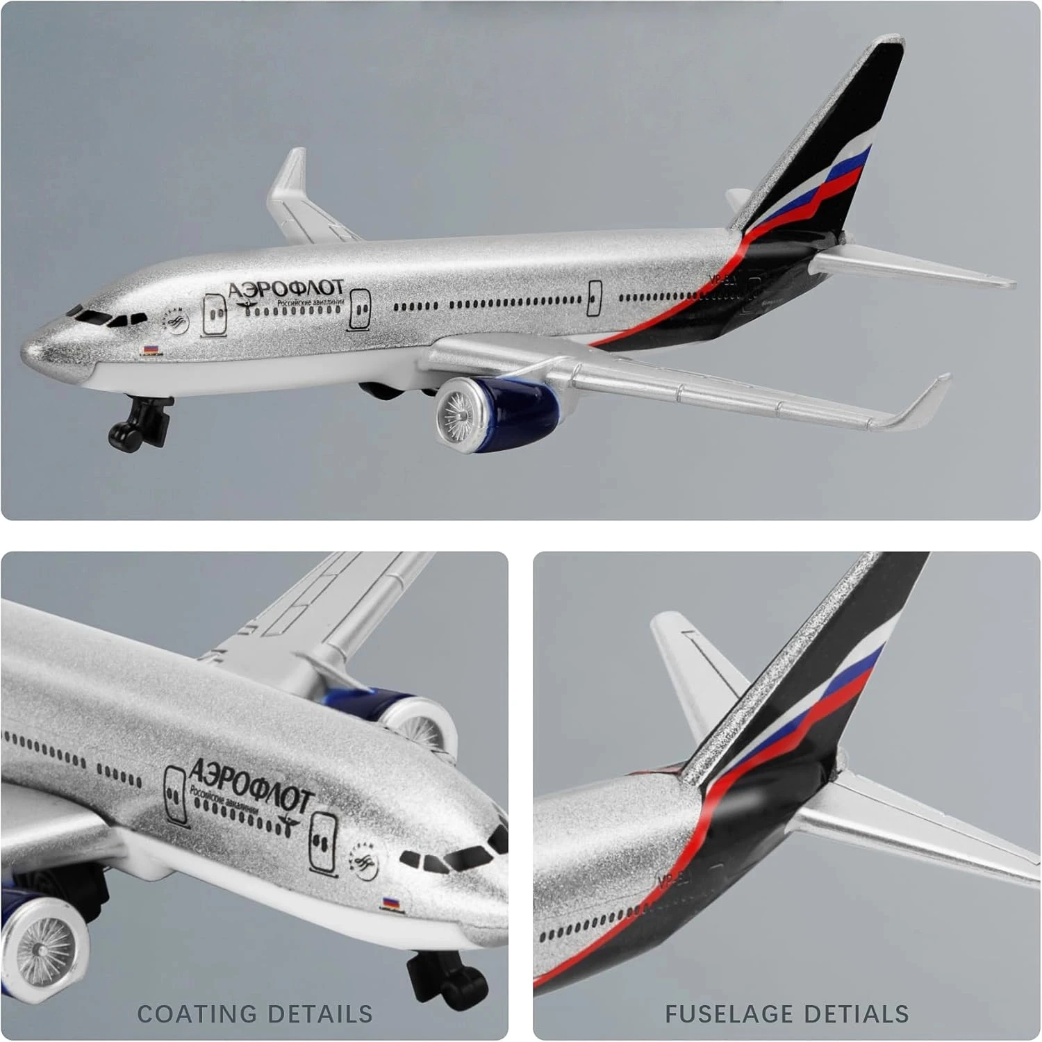 A330 Russia Airlines Diecast Model 16cm 3 A330 Russia Airlines Diecast Model 16cm - Image 3
