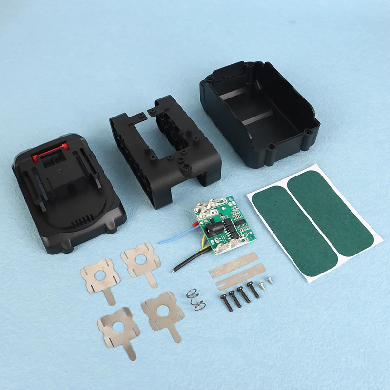 Black 21V Lithium Battery Storage Box for Power Tools 4 Black 21V Lithium Battery Storage Box for Power Tools - Image 4