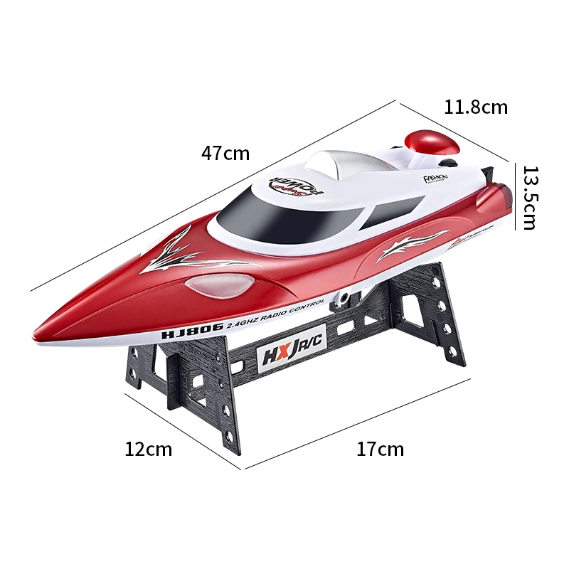 Vibrant Green RC Speedboat 35 km/h 6 Vibrant Green RC Speedboat 35 km/h - Image 6
