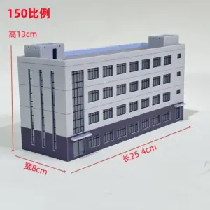 Modern Industrial Park N Scale Model Scene 16 S10ad63ce88ac4dd4907894f51b68c364L