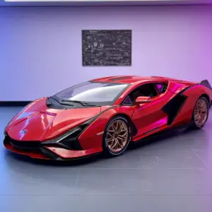 Red 1:18 Scale Die-Cast Sports Car Model