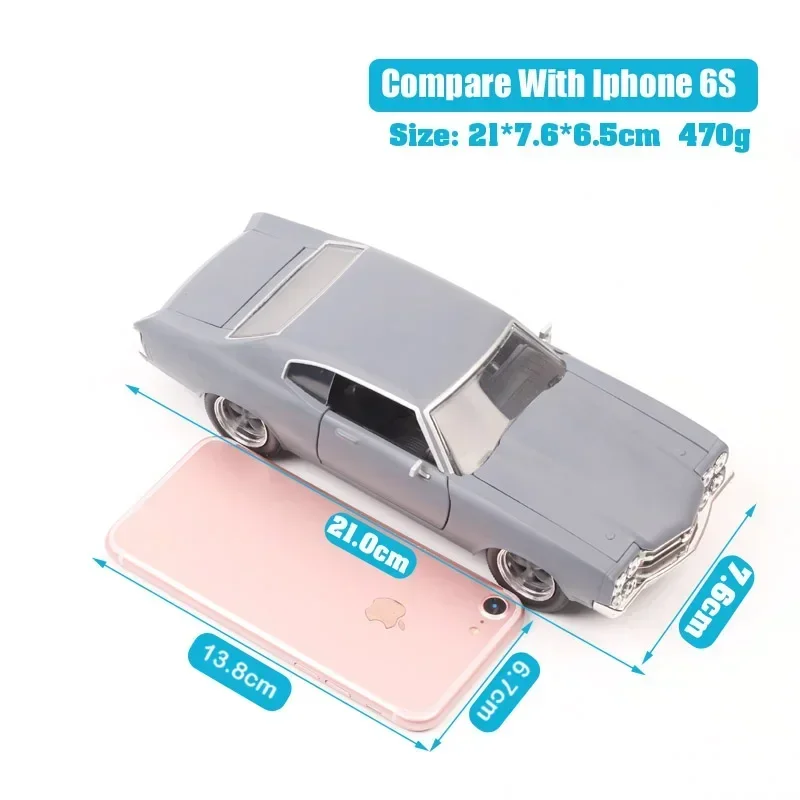 1970 Chevrolet Chevelle SS 1:24 Diecast Model 4 1970 Chevrolet Chevelle SS 1:24 Diecast Model - Image 4