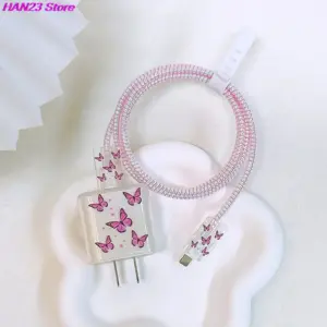 Cute USB Cable Protection Set for Phones 12 S10fe88723ebc4b32bca8068ae883c3a9e