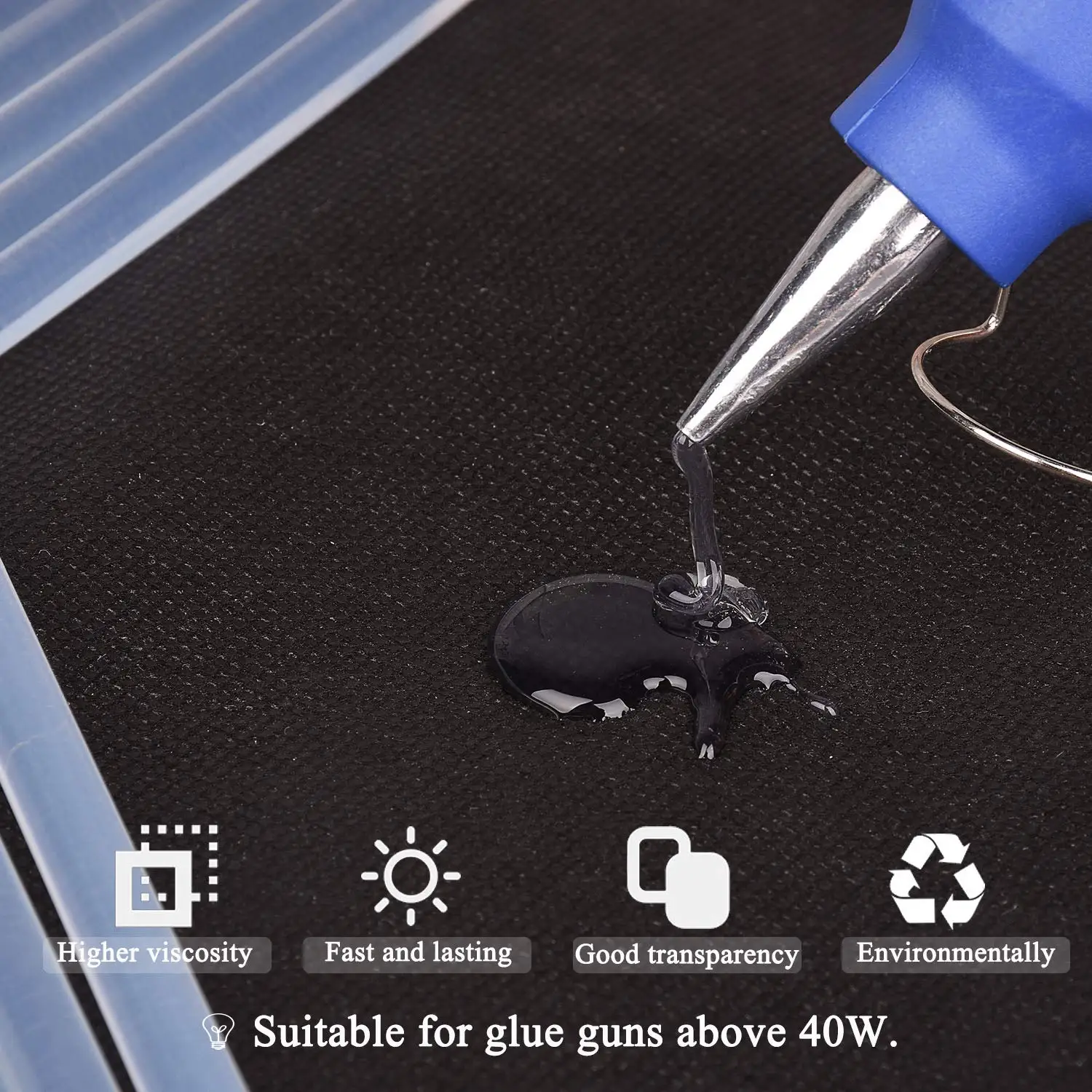 Black Hot-Melt Glue Sticks for Precise Bonding 5 Black Hot-Melt Glue Sticks for Precise Bonding - Image 5