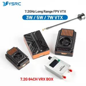 FPV VTX 7.2GHz Video Transmitter 3W 5W 7W