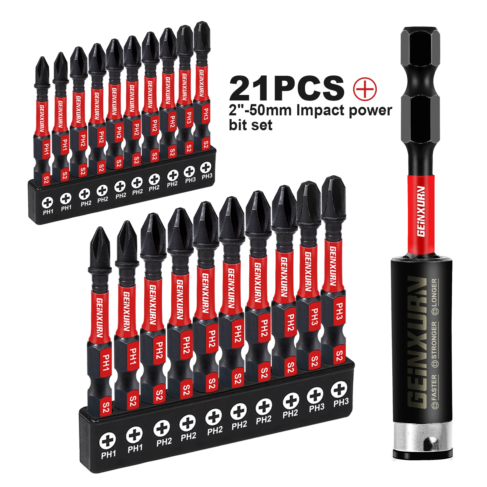 Impact Magnetic Phillips Bits Set for Impact Drivers 8 Impact Magnetic Phillips Bits Set for Impact Drivers - Image 8