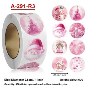 Festive Christmas Stickers Set for Gifts 19 S1196e75a993a4f7b98189e81f4924f1bA