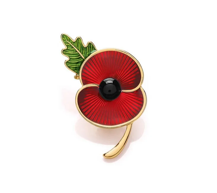 Vibrant Red Poppy Brooch for Women & Men 5 Vibrant Red Poppy Brooch for Women & Men - Image 5