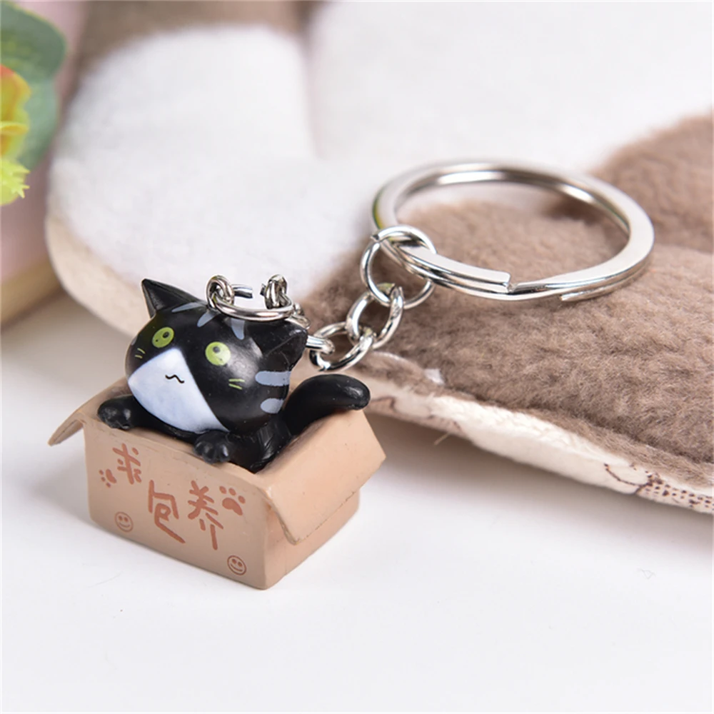 Colorful Cartoon Cat Keychain for Bags and Keys 9 Colorful Cartoon Cat Keychain for Bags and Keys - Image 9