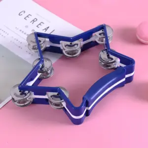 Colorful Five-Pointed Star Children's Tambourine 16 S11f0c4dd822a4538ac38ec44ea34d3a16