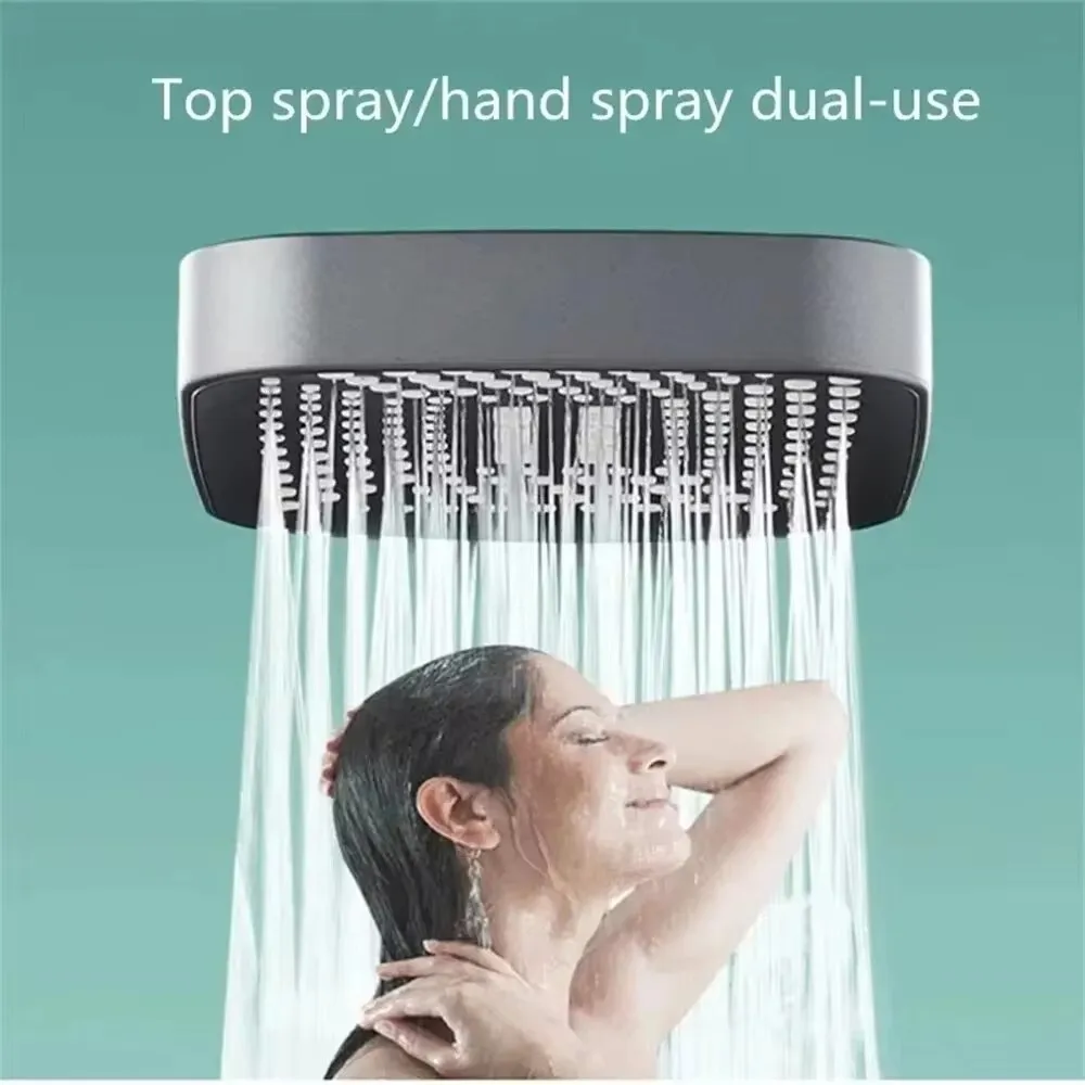 Multi-Mode Chrome Shower Head with Water Saving 4 Multi-Mode Chrome Shower Head with Water Saving - Image 4