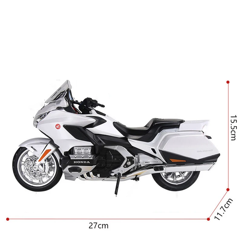 Red Honda Goldwing Diecast Model 1:9 Scale 6 Red Honda Goldwing Diecast Model 1:9 Scale - Image 6