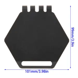 Black Steel Golf Bag Landing Pad in Three Sizes 16 S126e51f7d5be45c39577561d5ad32532E