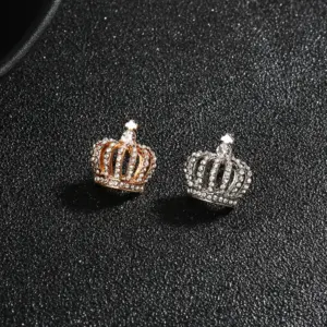 Vintage Openwork Crown Brooch with Rhinestones 9 S128433b02e1a4f5596edf96900424044a 1