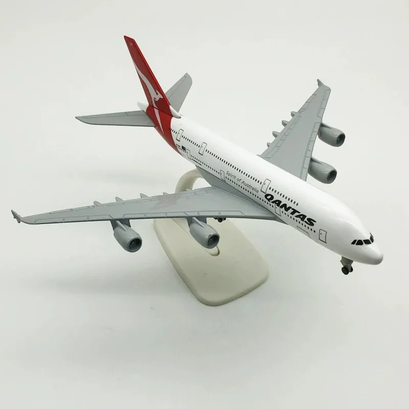 Qantas Airbus A380 20cm Metal Model Replica 4 Qantas Airbus A380 20cm Metal Model Replica - Image 4