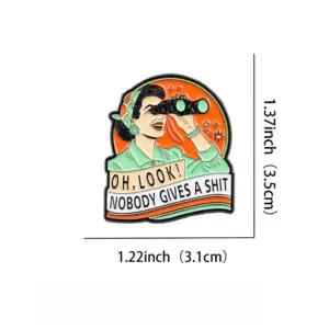 Rebellious Alloy Brooch Set with Vintage Graphics 8 S12a51bf0940146bc88fffec84a19603fc