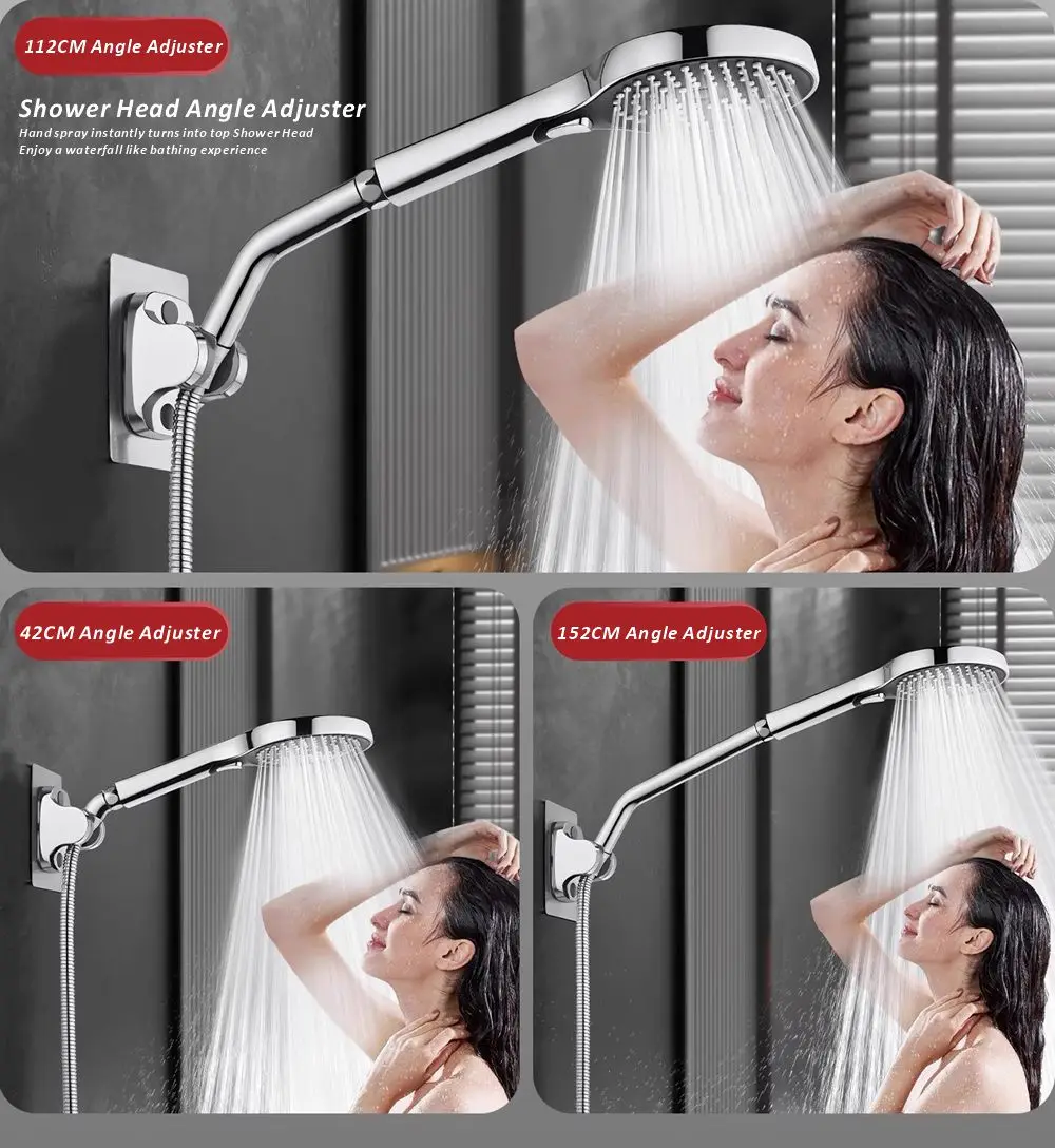 Chrome-Plated Stainless Steel Shower Adapter 135° Bend 2 Chrome-Plated Stainless Steel Shower Adapter 135° Bend - Image 2