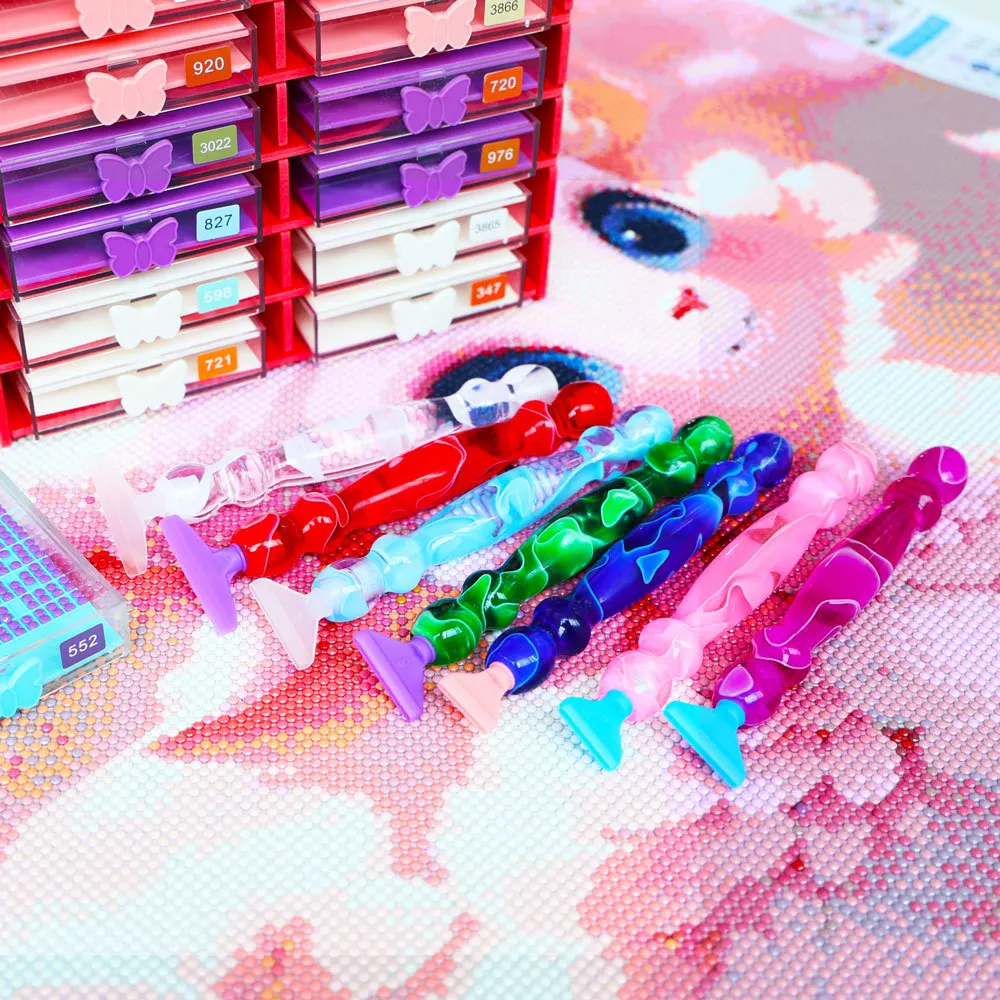 Vibrant 13-Piece Diamond Art Pen Set 4 Vibrant 13-Piece Diamond Art Pen Set - Image 4