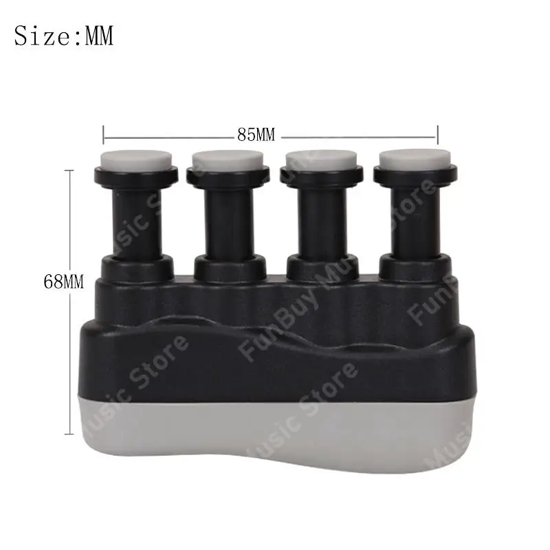 Black Guitar Finger Trainer Set with 10 Units 4 Black Guitar Finger Trainer Set with 10 Units - Image 4