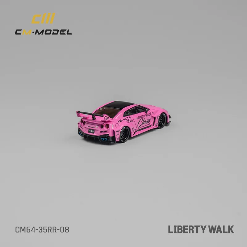 Hot Pink Nissan GTR R35 LBWK Diecast Model 4 Hot Pink Nissan GTR R35 LBWK Diecast Model - Image 4