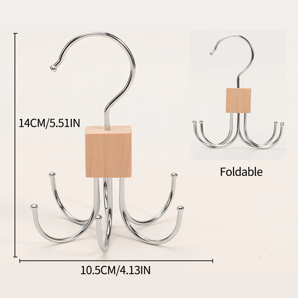 Modern Stainless Steel Rotatable Closet Hanger 8 Modern Stainless Steel Rotatable Closet Hanger - Image 8