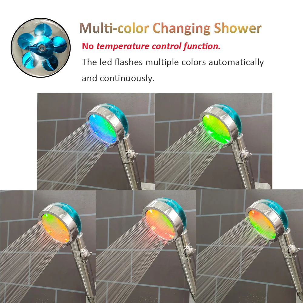 LED Shower Head with Digital Temp Display 4 LED Shower Head with Digital Temp Display - Image 4