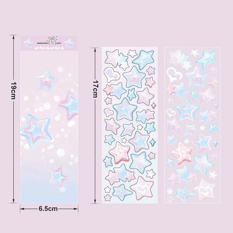 Colorful Y2K Star Sticker Sheet for Crafts 10 Colorful Y2K Star Sticker Sheet for Crafts - Image 10