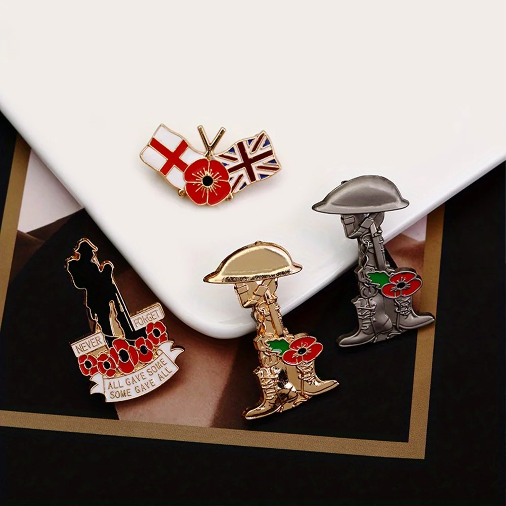 Vintage Alloy Brooch with Symbolic Designs 3 Vintage Alloy Brooch with Symbolic Designs - Image 3