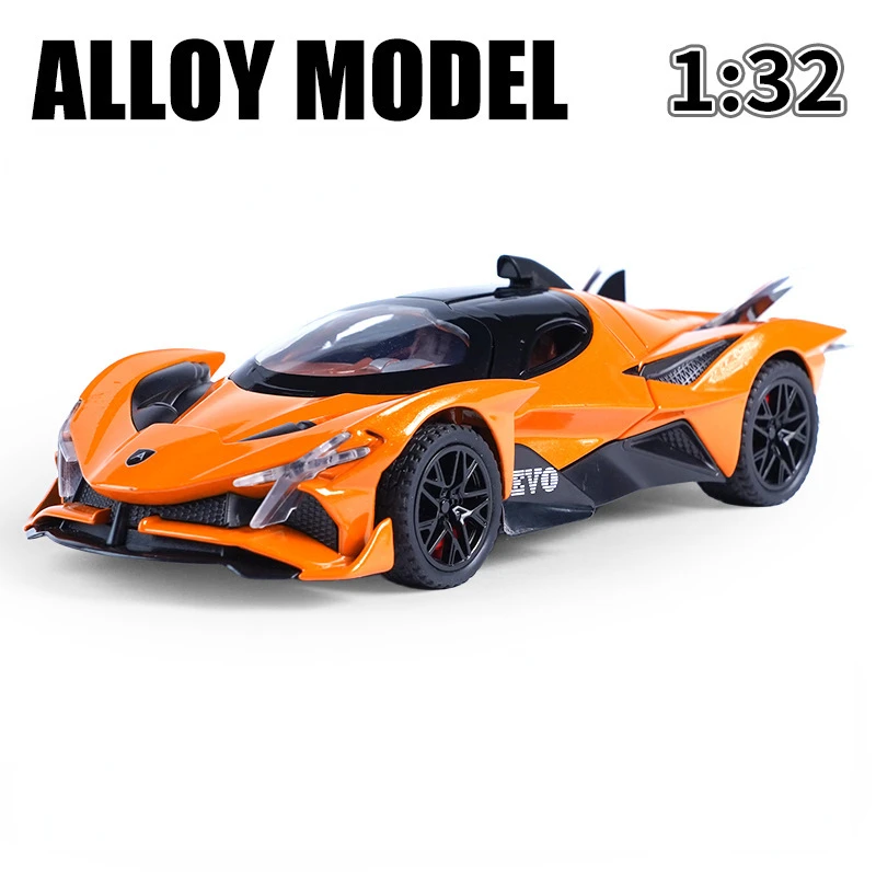 Red Apollo EVO 1:32 Scale Diecast Model Car 7 Red Apollo EVO 1:32 Scale Diecast Model Car - Image 7