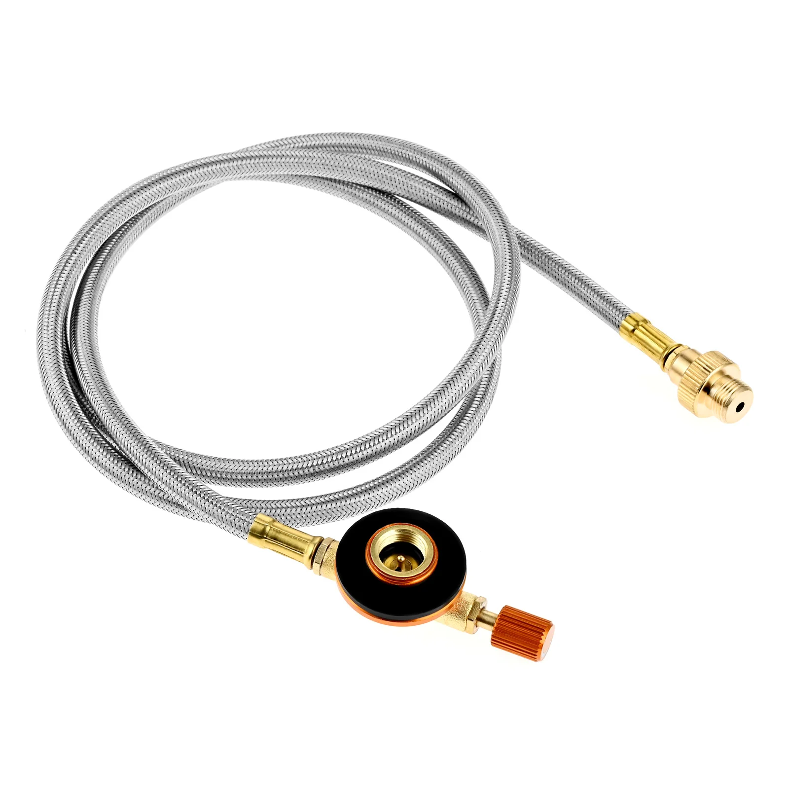 Durable Stainless Steel Camping Stove Hose 1m 4 Durable Stainless Steel Camping Stove Hose 1m - Image 4