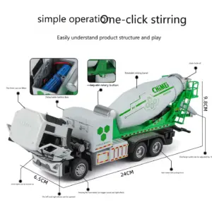 1:32 Scale Concrete Mixer Truck Model 8 S1342b088a9b0404ebe7220395c911db3K