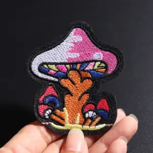 Embroidered Mushroom Patch for Clothing 7.1x6.1 cm 6 S1346d35938c84d5c900011c0b7a647ae1