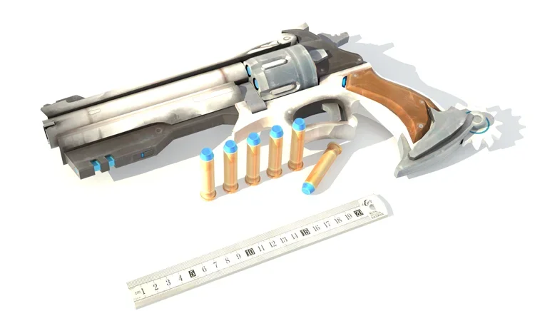Futuristic Sci-Fi Paper Model Firearm Kit 2 Futuristic Sci-Fi Paper Model Firearm Kit - Image 2