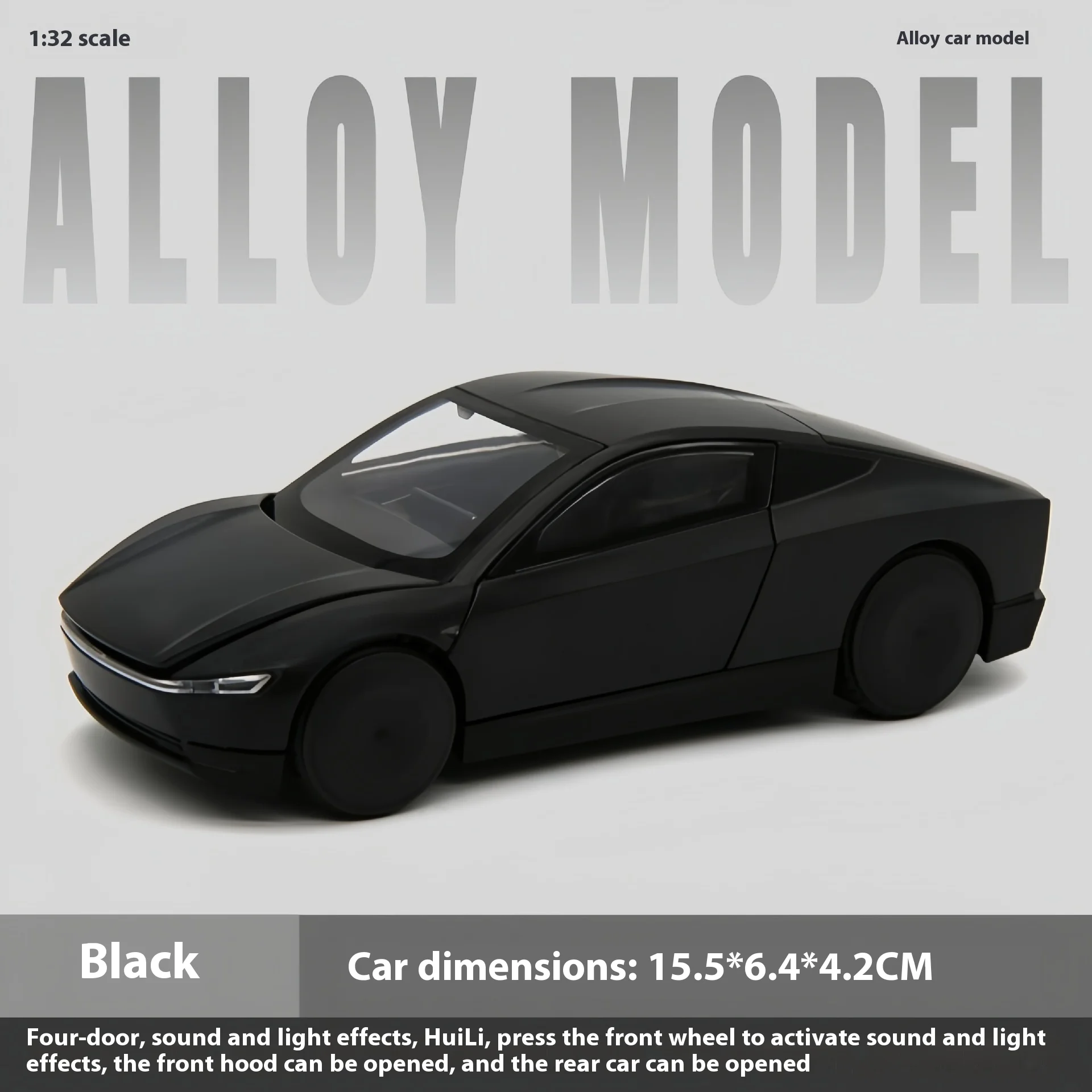 Futuristic Alloy Model Car 1:32 Scale 7 Futuristic Alloy Model Car 1:32 Scale - Image 7