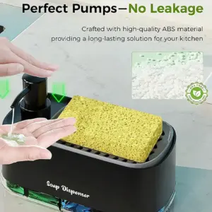 Dual Stainless Steel Soap Dispenser for Kitchen 11 S1350e910ba13497e869afb8b09bd63076