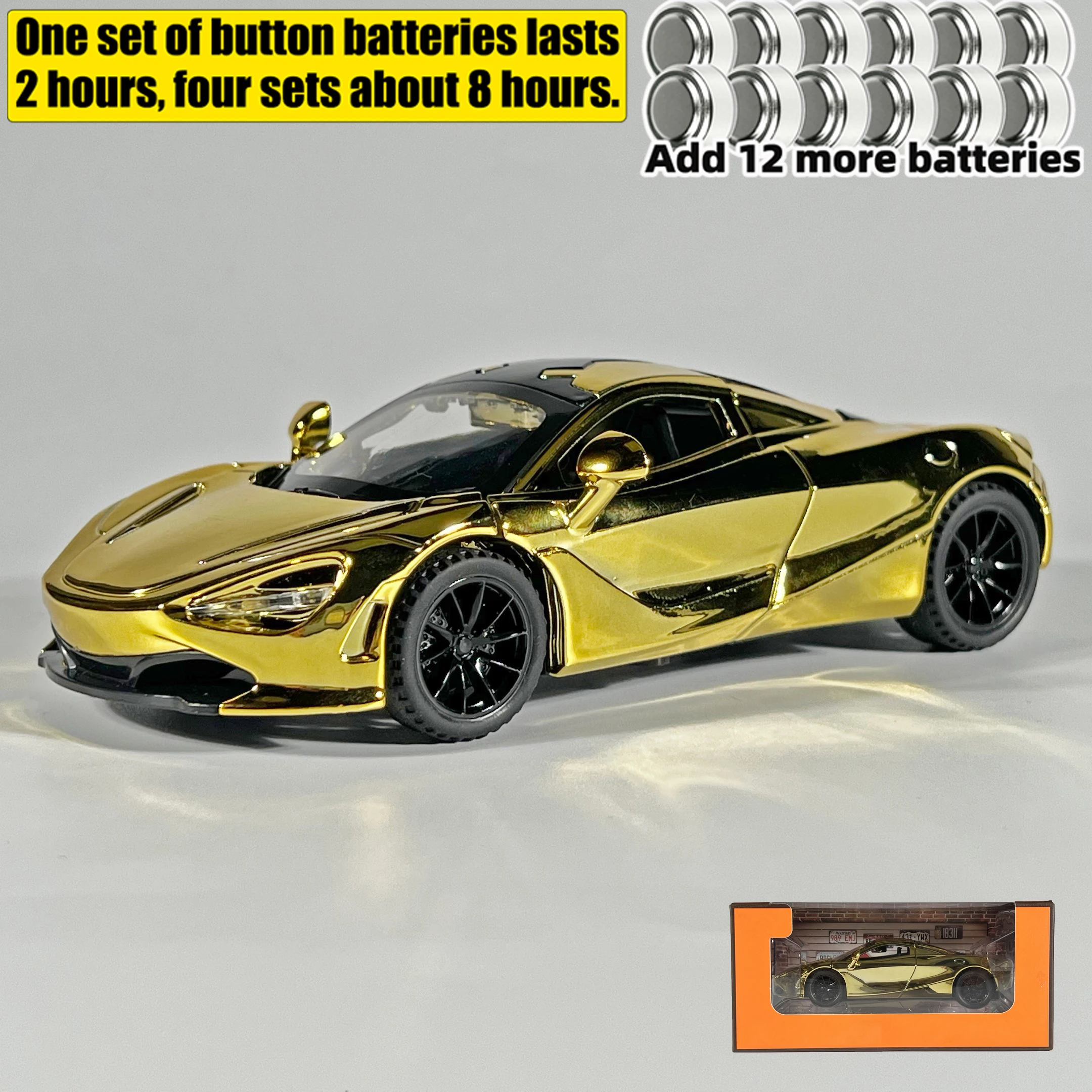 Red McLaren 720S Diecast Model 1:32 Scale 7 Red McLaren 720S Diecast Model 1:32 Scale - Image 7
