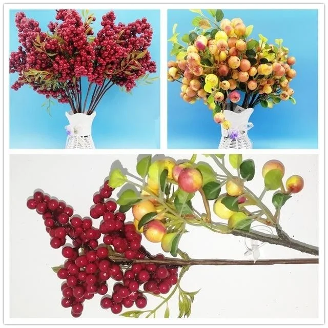 Colorful Artificial Berry Arrangement 24cm 4 Colorful Artificial Berry Arrangement 24cm - Image 4