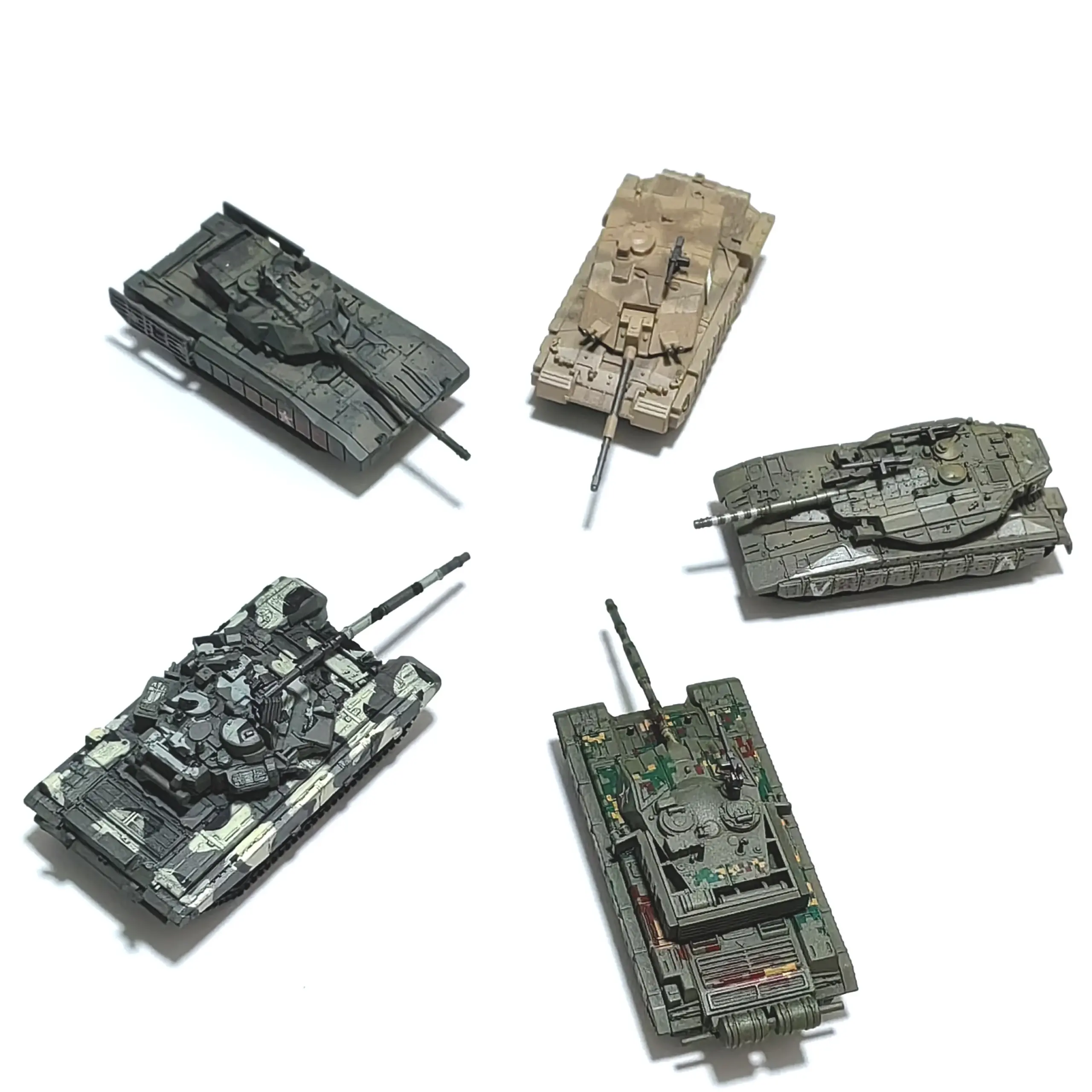 Detailed Plastic Tank Model Kit with 6 Variants 2 Detailed Plastic Tank Model Kit with 6 Variants - Image 2